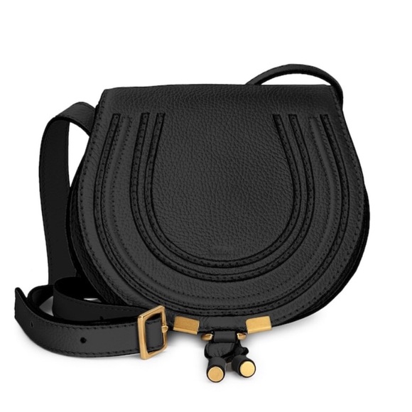 medium marcie leather saddle bag